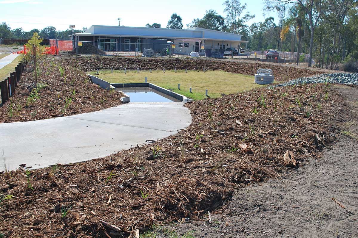 Storm water management built by AEL Scapes